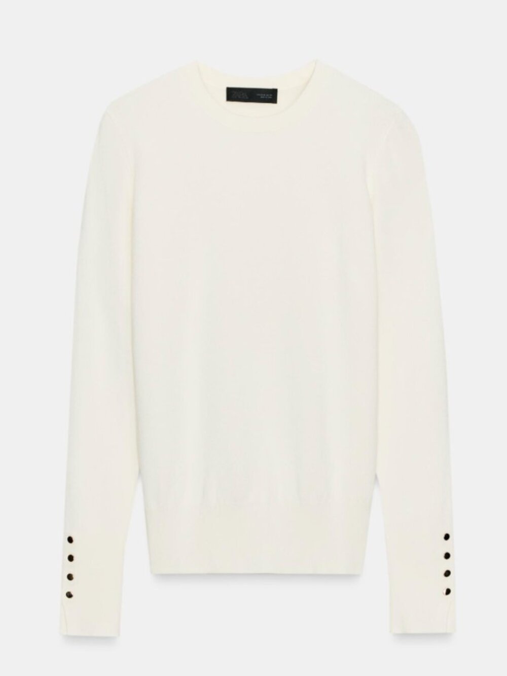 Zara BASIC PLAIN KNIT JUMPER